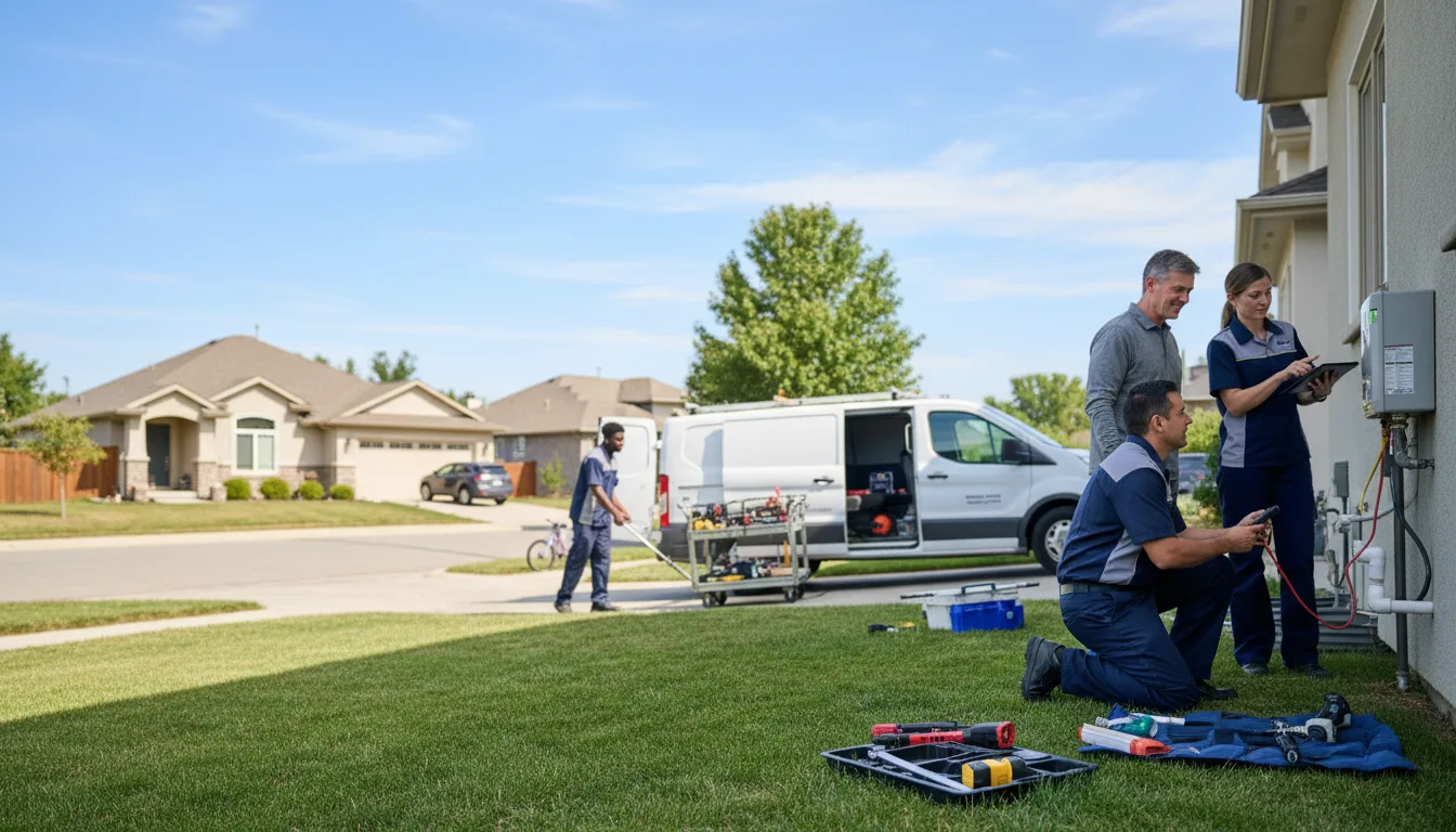 Tankless water heater service in California